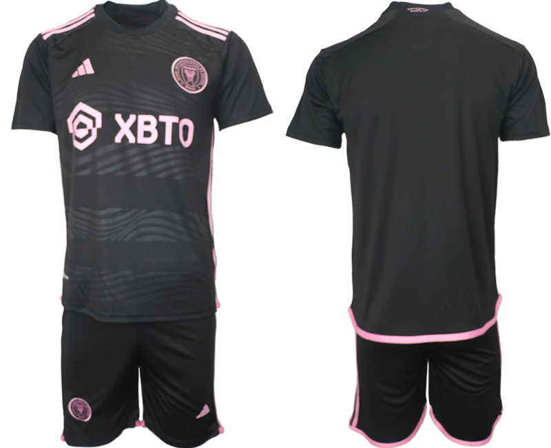 Men 2023-2024 Club Inter Miami CF away blank black Soccer Jersey->atletico madrid jersey->Soccer Club Jersey